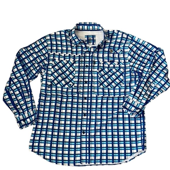 Reel Legends Performance Fishing‎ Button up Shirt - Picture 1 of 12
